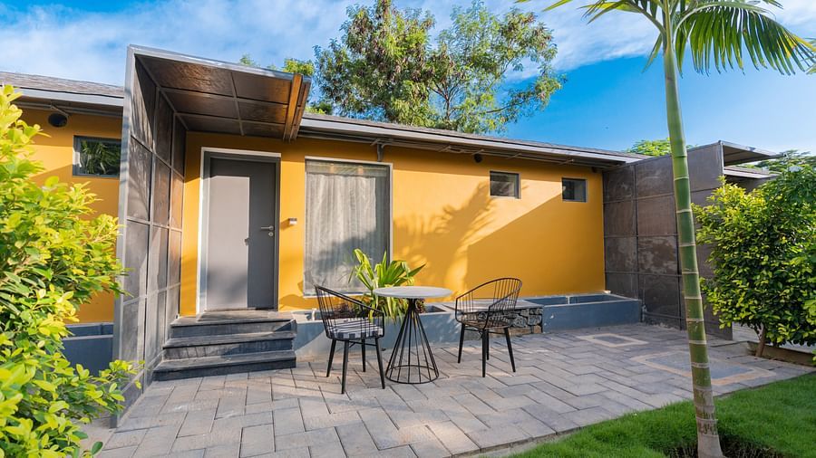 an image featuring a premium room villa with bright sun rays falling over it - Darza Resorts