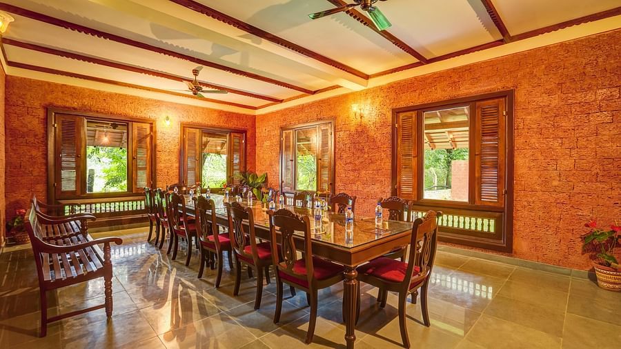 image of the Malnad Palace Board Room at Hoysala Village Resort, Hassan