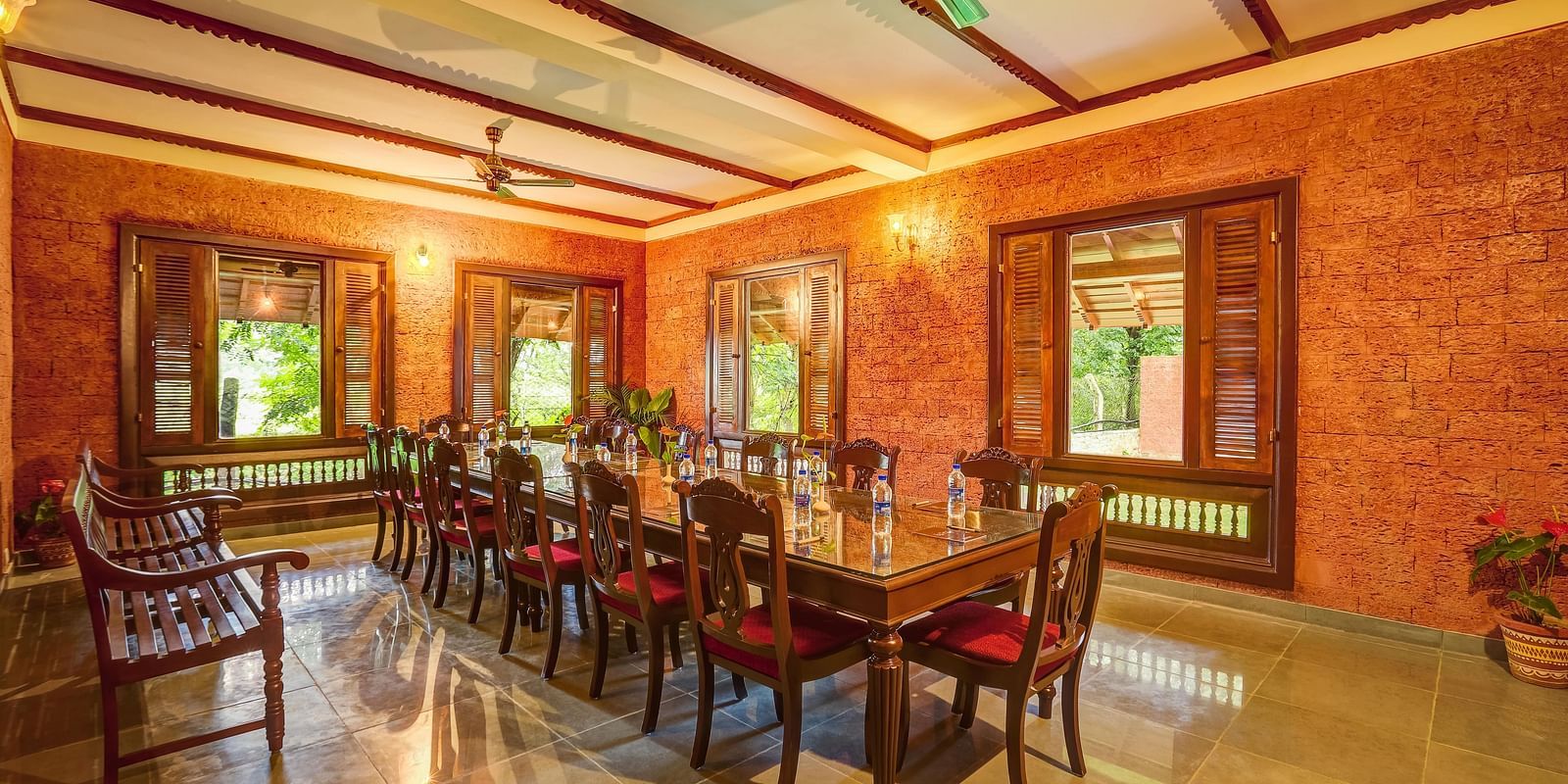 image of the Malnad Palace Board Room at Hoysala Village Resort, Hassan