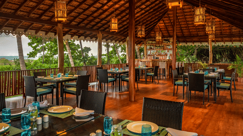 A lovely glimpse of the dining arrangement at Kai