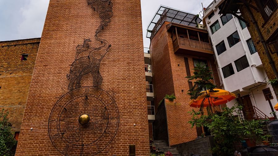 A facade of the Tatwa The Elements art sculpture during daytime at The Nanee