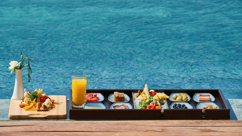 A floating breakfast platter by one of the best restaurants in south goa