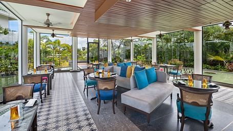 View of Arikamedu Lounge - Radisson Resort Pondicherry Bay