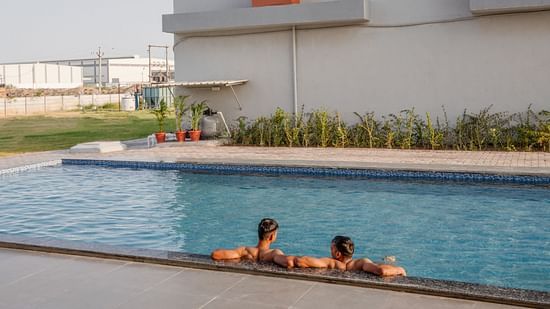 view of the pool at the Pride Elite, Becharaji