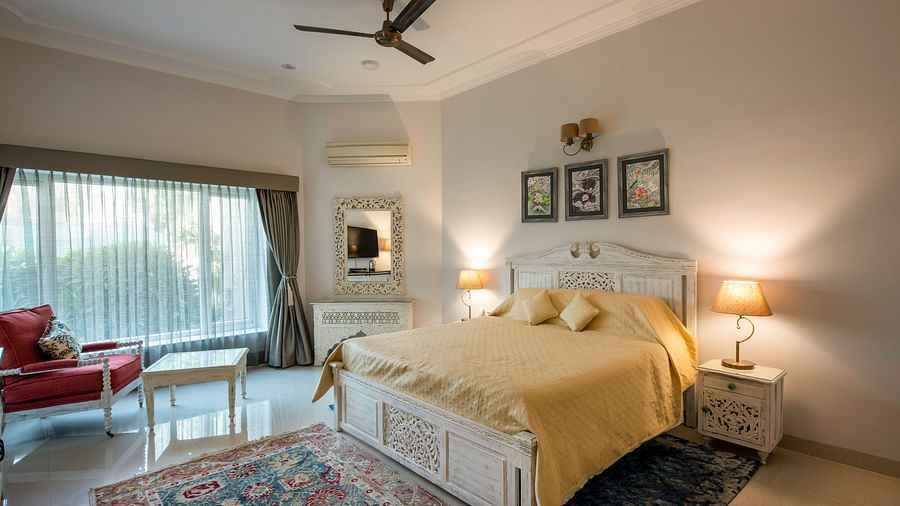 An image of a spcaicous room at BluSalzz Resort.