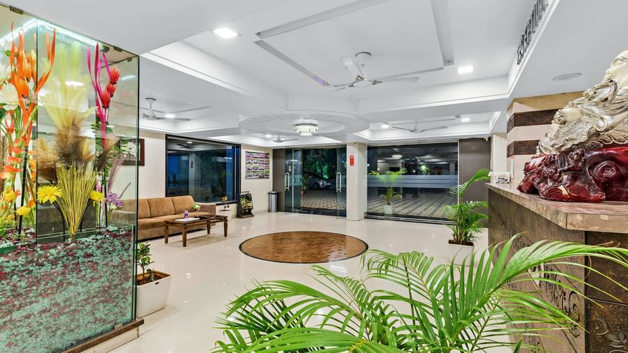 Inside entrance