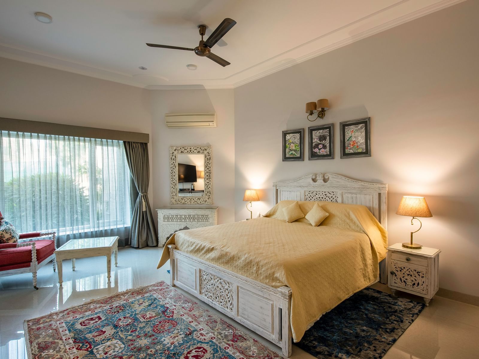 An image of a spcaicous room at BluSalzz Resort.