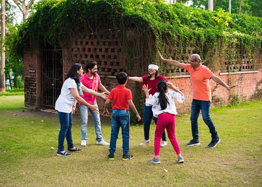 alt-text a family playing games at a picnic