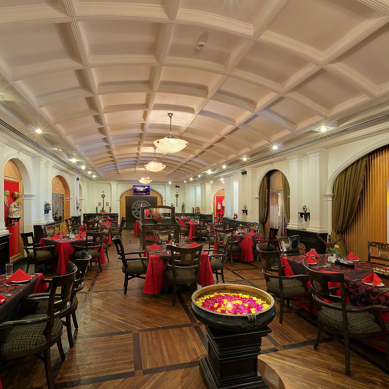 inside dining space at the restaurant - Mayfair Lagoon, Bhubaneswar 4