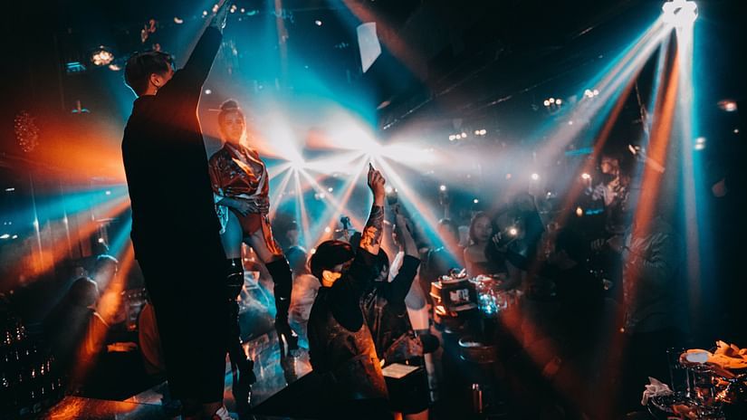 People at a club