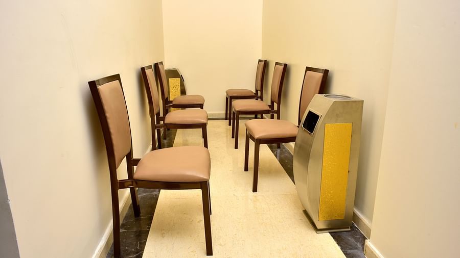 smoking area