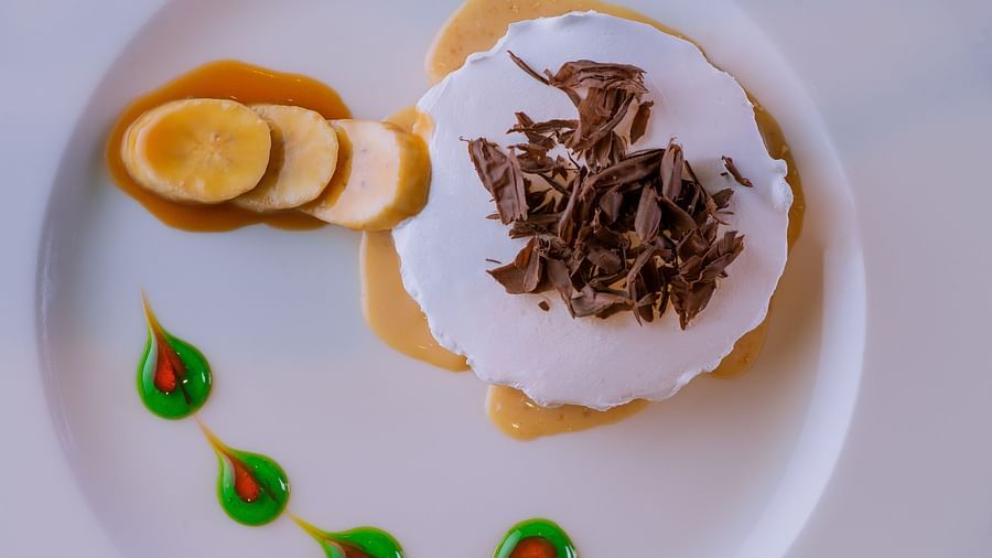 banoffee pudding at our restaurant in agartala