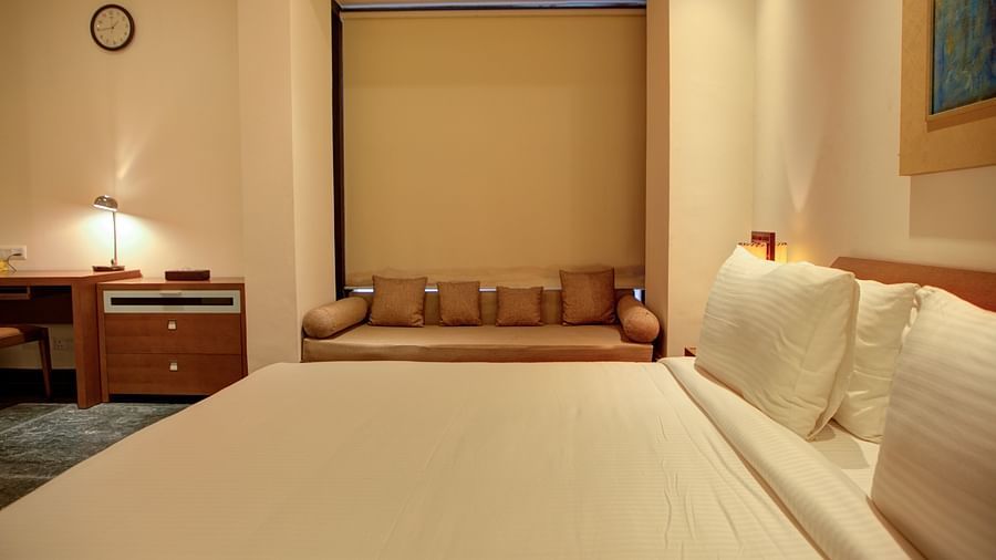well lit bedroom at redbrick home 23