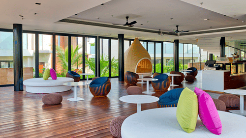 seating area at Cerulean Pool Lounge 2
