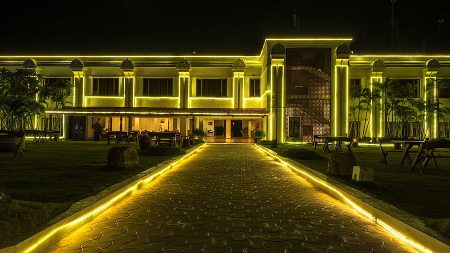 Night View of Chariot Beach Resort in Mahabalipuram 1