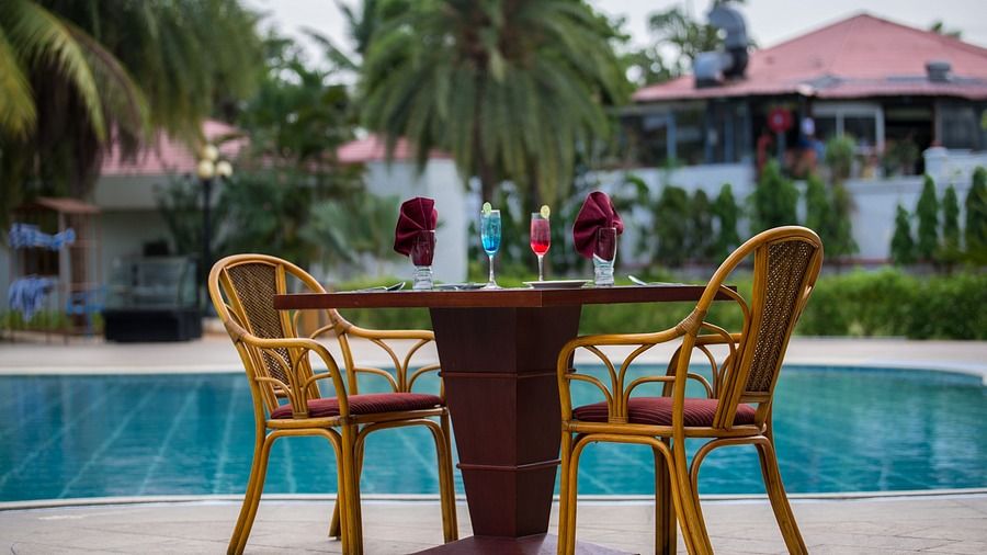 romance by the pool at Chariot Beach Resort in Mahabalipuram 4