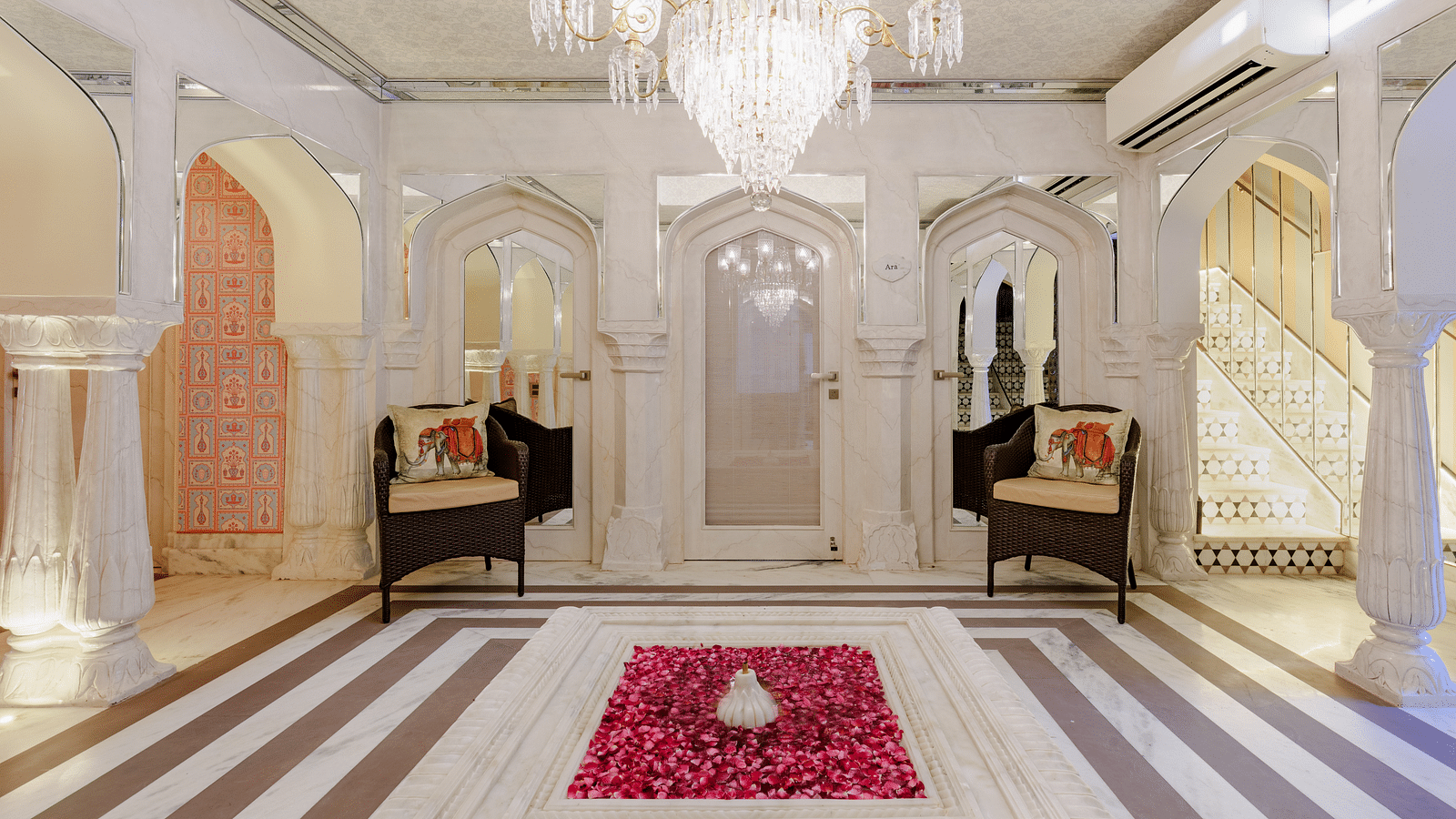 Rich Interiors in Surya Haveli Jaipur