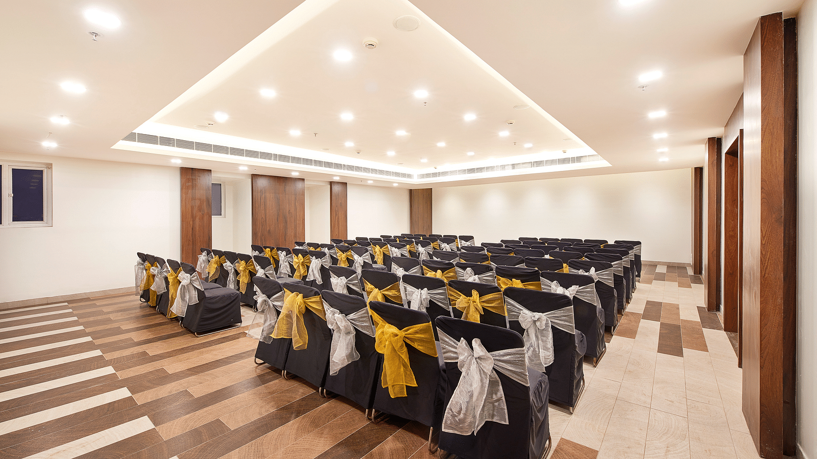 an image of the banquet hall filled with chairs at Zibe Salem by GRT Hotels