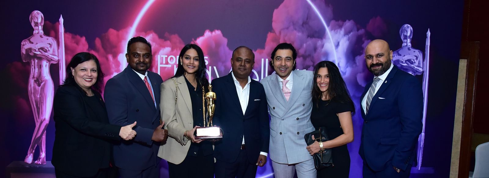 People receiving awards from the Today’s Traveller Awards.