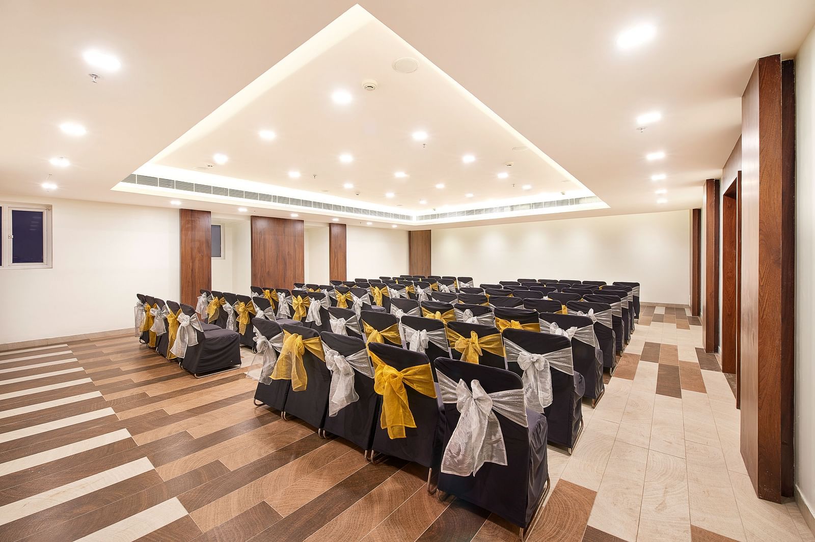 an image of the banquet hall filled with chairs at Zibe Salem by GRT Hotels