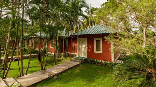 Red Painted Accomodation - Ibex River Resort, Pollachi