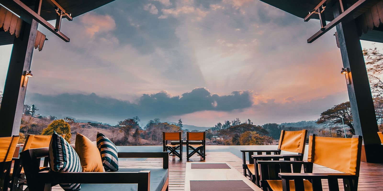 View of the infinity pool at Symphony Samurdra Beachside Jungle Resort and Spa