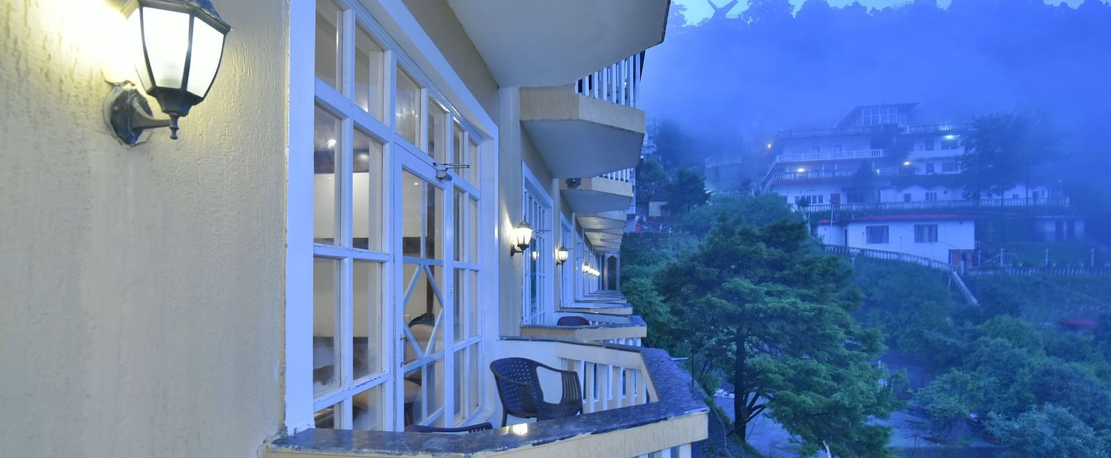 View from the balcony in Luxury Room with Balcony a DLS Highland Resort and Spa, Mussoorie.