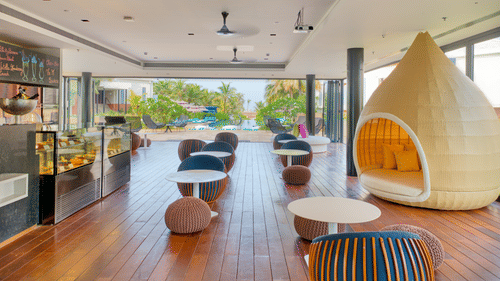 Interior View of the Cerulean Restaurant in Benaulim South Goa 2