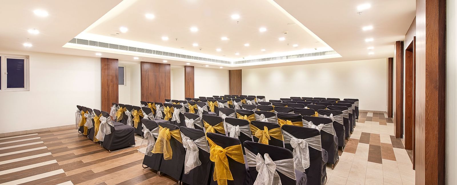 an image of the banquet hall filled with chairs at Zibe Salem by GRT Hotels