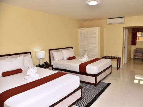 standard room at our hotel in Jamaica