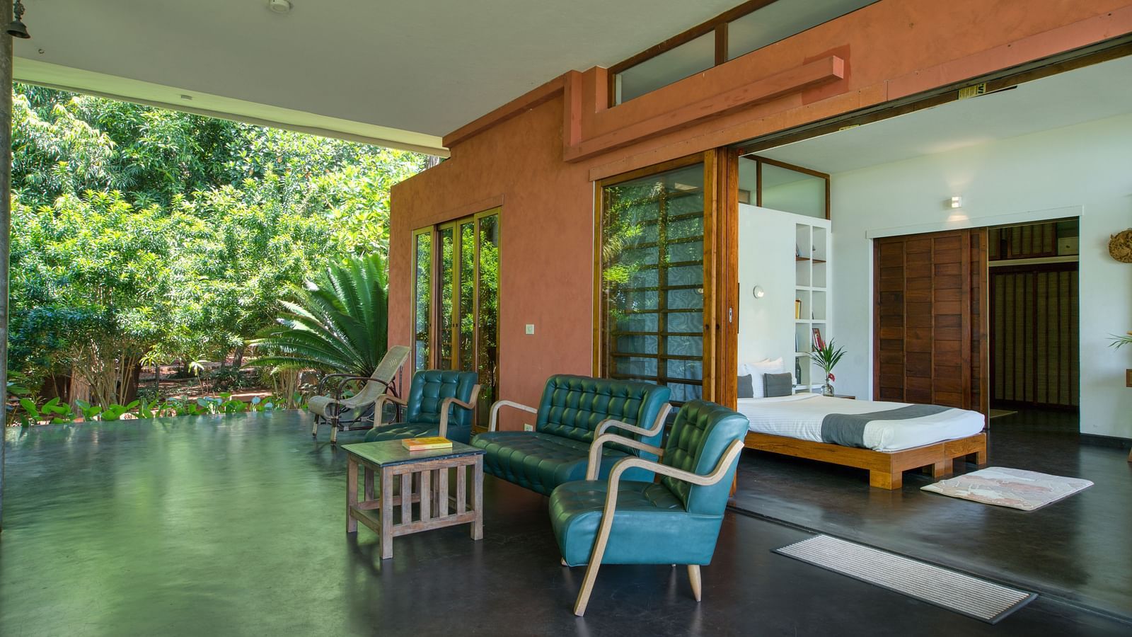 Villa Verandah - Beautiful views of the garden and pool from the villa’s private sit-out.