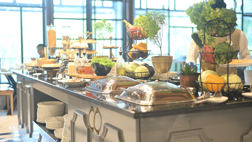 buffet spread - Hotel Polo Towers, Agartala
