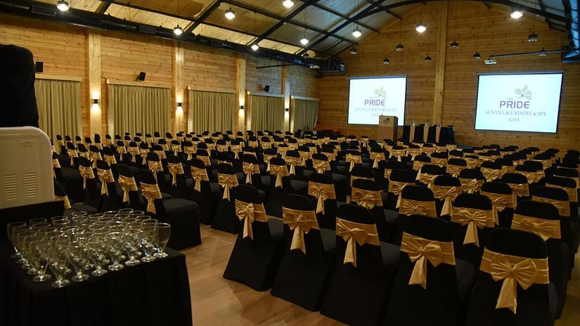Auditorium Theatre Style Seating with Chairs Capacity - 300 PAX 