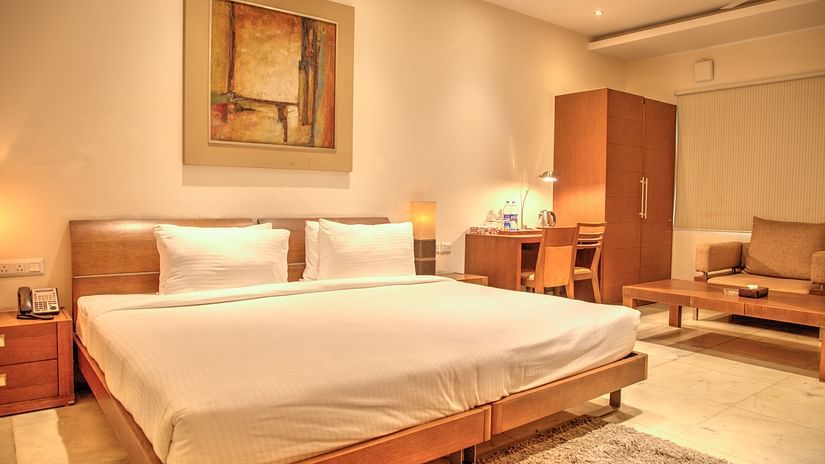 opulently designed bedroom at redbrick home