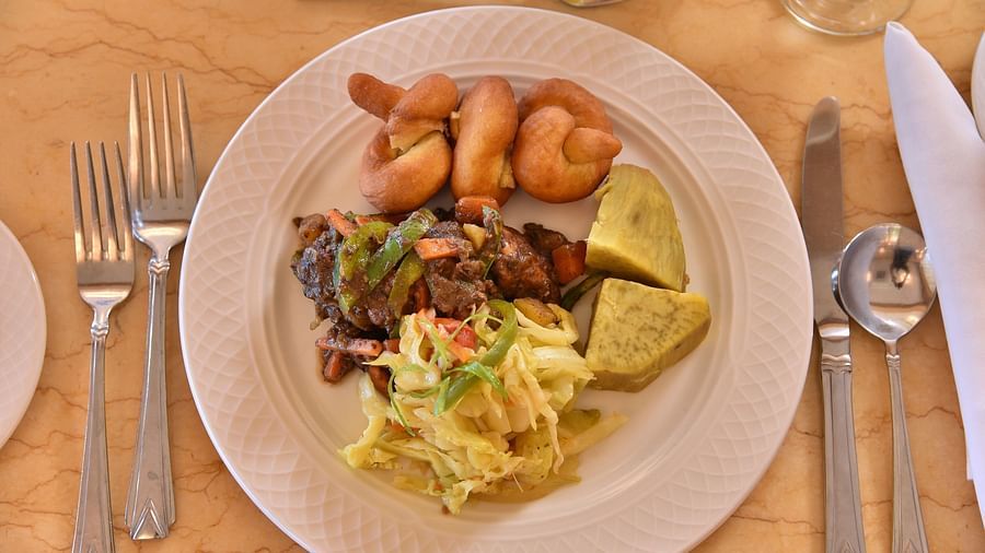 a delicacy at la vista restaurant