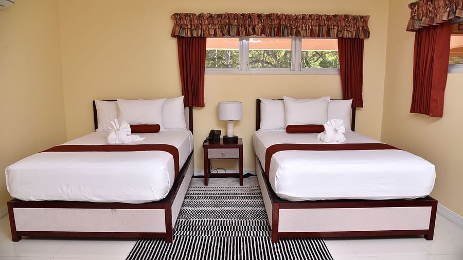 twin beds in our standard rooms