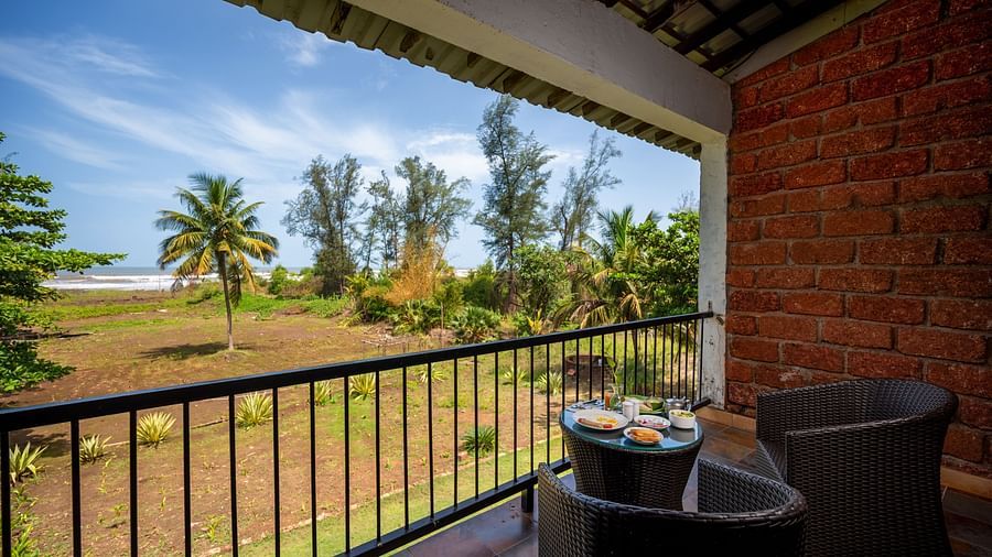 Lotus eco beach resort, balcony view of Sea Breeze Suite