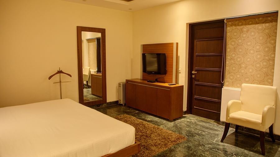well lit bedroom at redbrick home 28