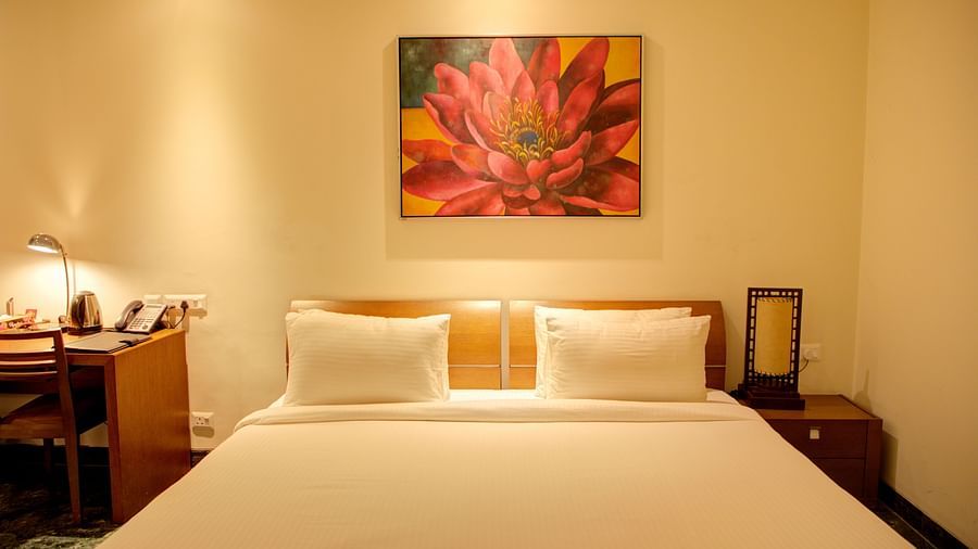 well lit bedroom at redbrick home 30