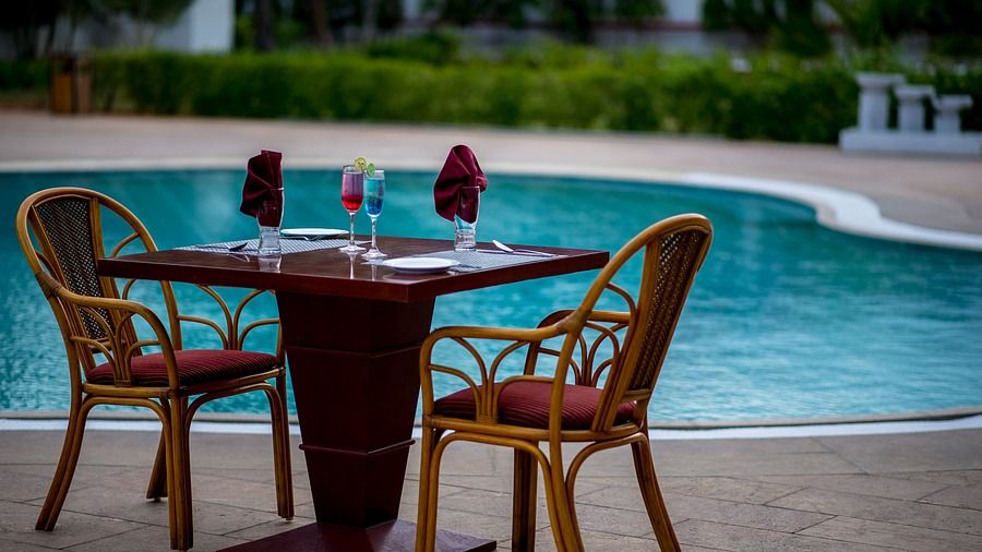 romance by the pool at Chariot Beach Resort in Mahabalipuram 3