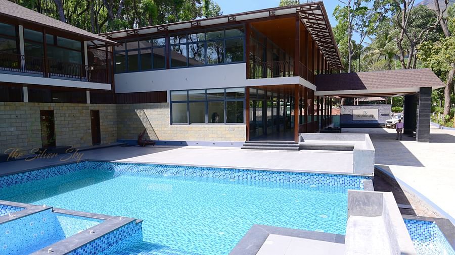 View of the Swimming Pool atThe Silver Sky Hotels and Resorts, Chikkamangaluru 2