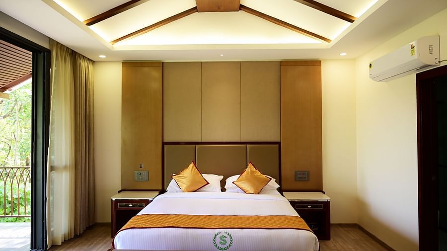 Interior of Serenity Suites at Patio at The Silver Sky Hotels and Resorts, Chikkamagaluru 1