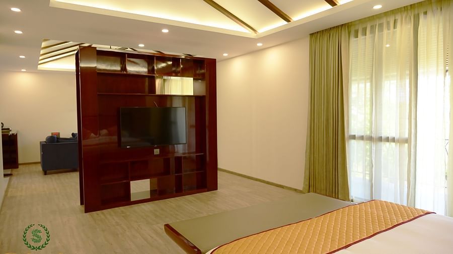 Interior of Serenity Suites at Patio at The Silver Sky Hotels and Resorts, Chikkamagaluru