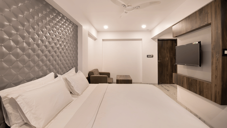 Sanmukh by Adamo - interior of one of our hotel rooms in Nathdwara