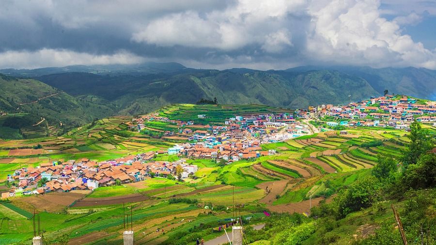 beautiful valley view