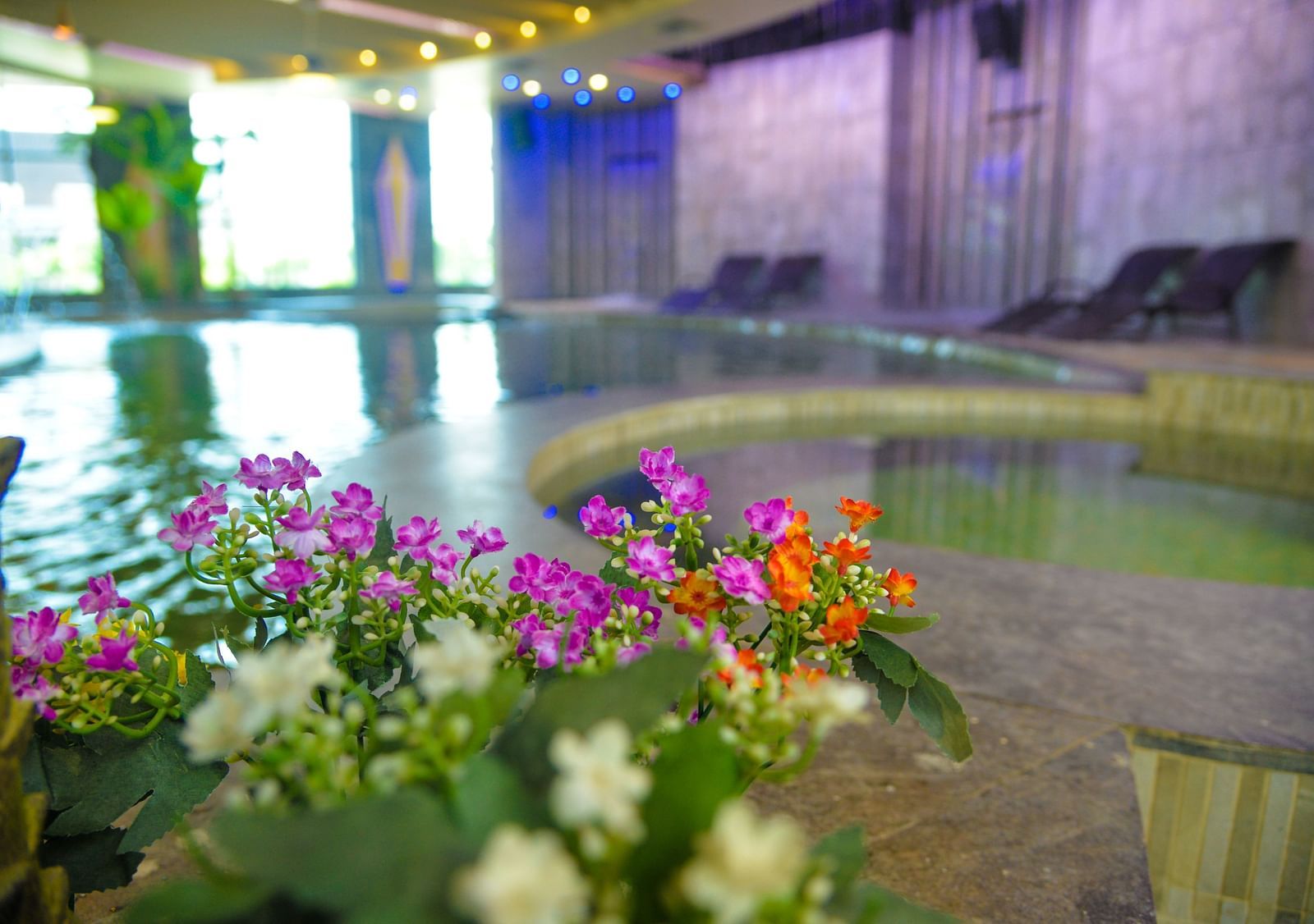An indoor swimming pool - Golden Blossom Imperial Resorts, Lucknow