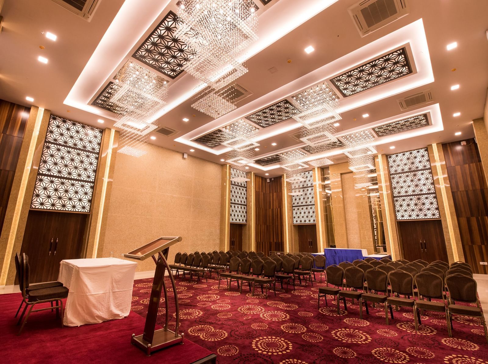 boardroom and conference hall at Le ROI Digha Hotel West Bengal showcasing a spacious area to conduct events1