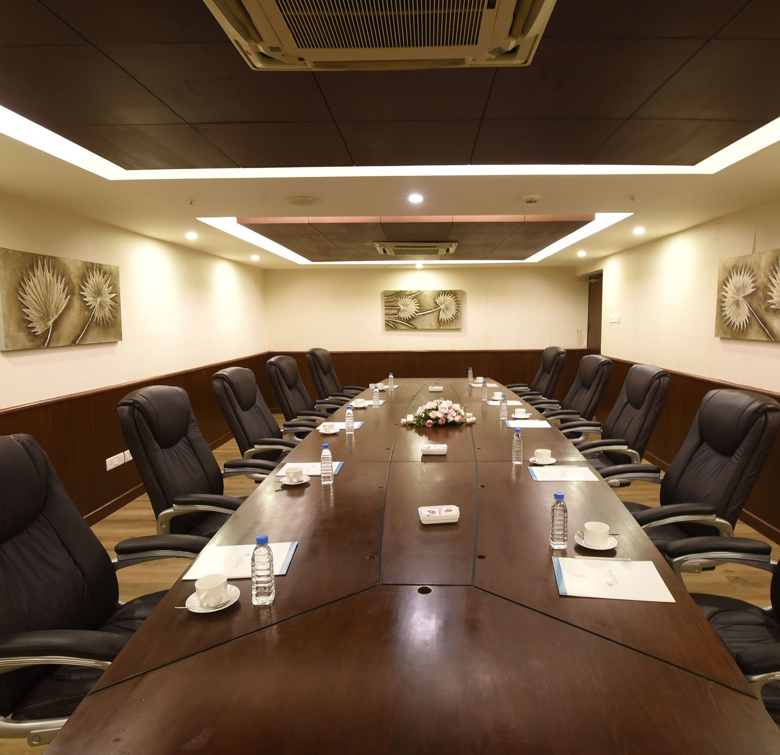 seating arrangements inside the Boardroom - Ocean Spray, Puducherry