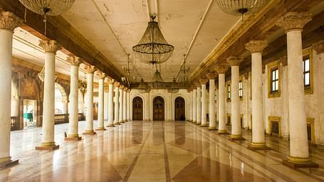 A hall way at The Palace
