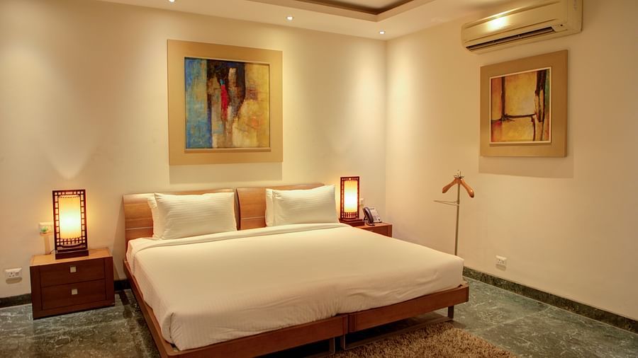 well lit bedroom at redbrick home 21